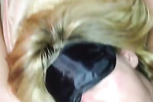 My sexual slutwife can engulf my penis during the time that being blindfolded