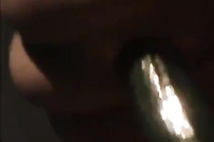 I am teasing my milf black cock sluts with my dong on POV home sex movie scene