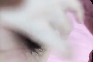 Filthy Korean ally fondling curly cum-hole sensually