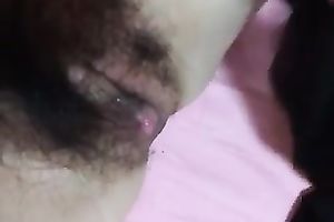 Filthy Korean ally fondling curly cum-hole sensually