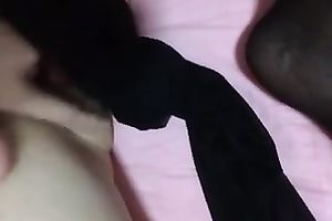 Filthy Korean ally fondling curly cum-hole sensually