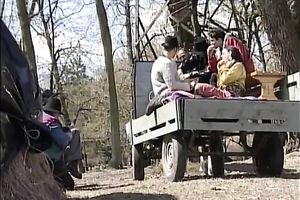 Torrid dark brown receives enticed by cocky fellow in dark hat