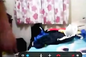 Kinky slim all natural black haired livecam hotwife flashed her shaggy slit