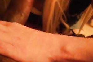 Horny older golden-haired tramp gives me excellent head on POV episode