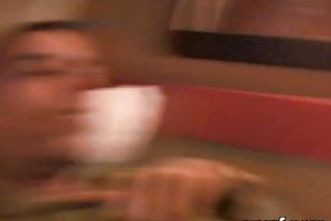 Sassy and captivating white legal age teenager is glad to eat wang