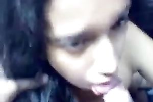 Indian dilettante playgirl with unsightly petite mangos sucked knob quite worthy on web camera