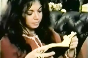 Hairy skinny brunette hair facesits and rides her chap on web camera