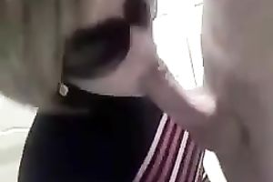 Neighbor's lustful Australian BBC slut gives me head in kitchen