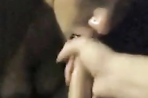 Torrid naturally spoiled BBC slut of my buddy sucked his subrigid penis