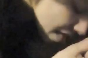 Torrid naturally spoiled BBC slut of my buddy sucked his subrigid penis