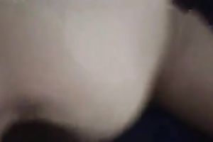 Watch me riding large dark vibrator in amateur masturbation video