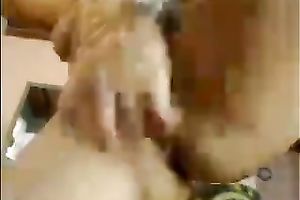 Curvaceous Colombian dark brown undresses on cam and masturbates