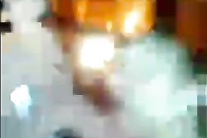 Curvaceous Colombian dark brown undresses on cam and masturbates