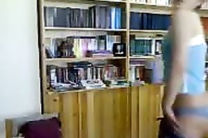 Tasty looking brunette hair non-professional teases me with striptease