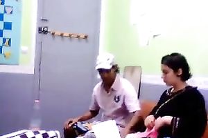 Lewd non-professional dark brown disrobes and lets chap jam her priceless bum