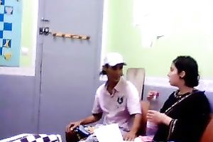 Lewd non-professional dark brown disrobes and lets chap jam her priceless bum