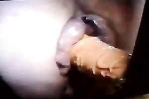 Nasty pumped pussy acquires mercilessly drilled with sex-toy