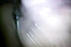 Rapacious party whore sucks my chunky pecker and takes impure mouthful