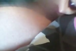 Homemade solo with my hotwife toying her crotch and dark hole