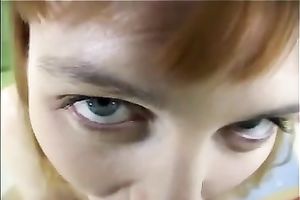 Cute red haired also pale playgirl nude her petite gazoo and gave a oral-sex