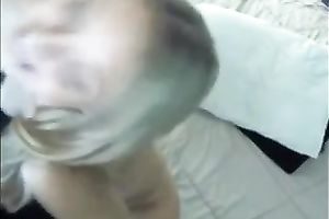 Stunning emotional blonde haired babe of my buddy can't live without to play with toy