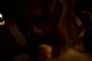 Bosomy golden-haired mamma pleases me with fantastic oral