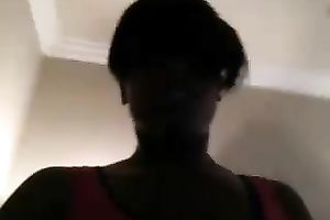 My swarthy girlfriend shakes her gigantic wazoo like jello