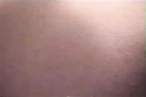 Close up view of my favorite chubby wife's ravishing trickling moist cum-hole