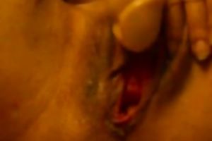 Nasty Married slut opens her twat lips and exposes her pinkish vag