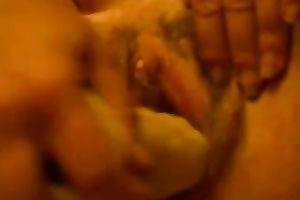 Nasty Married slut opens her twat lips and exposes her pinkish vag