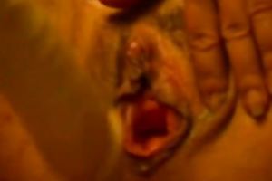 Nasty Married slut opens her twat lips and exposes her pinkish vag