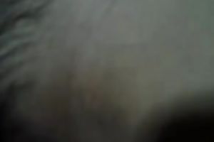 Playing with my timid GF's curly cunt in POV scene