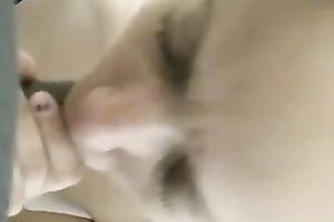 Nerdy blond mother I'd like to fuck with saggy boobs sucks my massive dark wang in restroom