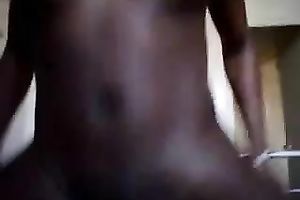 Ebony GF rode my chocolate 10-Pounder reverse cowgirl style