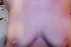 I expose my awesome curvy body and caress my older muff