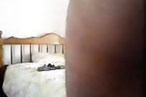 Hidden webcam video - excited MILf amateur wife blows me and copulates mish style