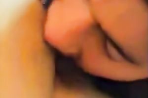 Stunning Indian breasty girlfriend gives me head and rides on top