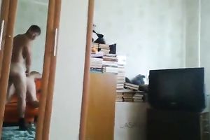 Pallid cute bootyful girlfriend of my buddy sucked his meaty 10-Pounder after stripping