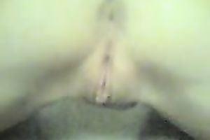 Blonde quite buxom cute girlfriend of my ally was blowing his jock