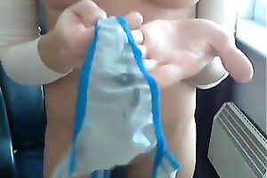 Exclusive busty white horny white wife flashes her whoppers and cum-hole