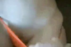 My nasty girlfriend with miniature love muffins can't live without it from behind