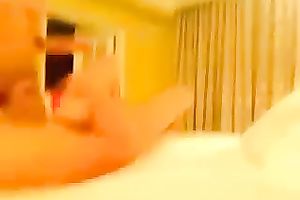 One of my ally was able to tape the way his breasty honey was riding him