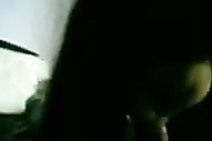 My juvenile cute Malay girlfriend gives fleshly head on webcam