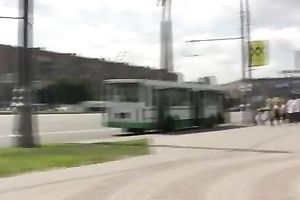 College dirty slut wife in taut jeans makes her pants moist in public