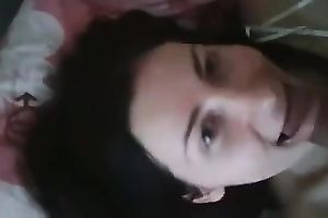 A large 10-Pounder of my neighbour zealously sticking in my mouth