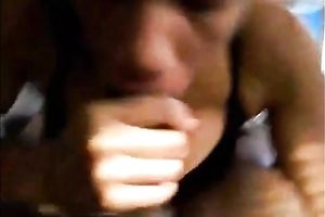 Cute non-professional dark black cock sluts is greedy for a real large dark schlong