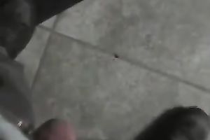 My hawt large titted brunette hair doxy blowing my dong on POV episode