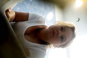 Four dilettante Polish ladies flashing their goodies on web camera