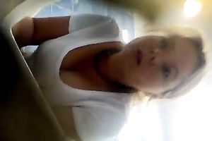 Four dilettante Polish ladies flashing their goodies on web camera