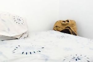 Dazzling bae with mind boggling body masturbating with large sex toy